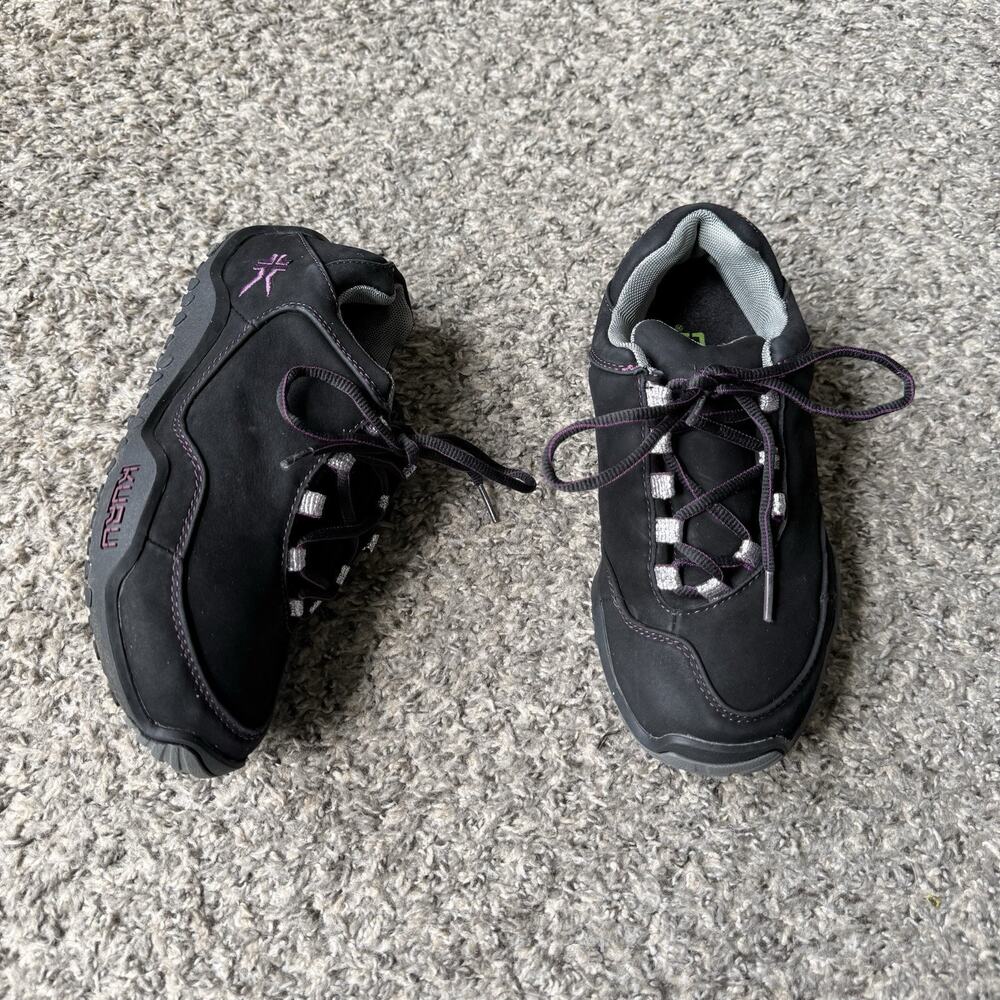 Kuru Chicane Women's Hiking Shoes Size 7.5 Wide Black Purple